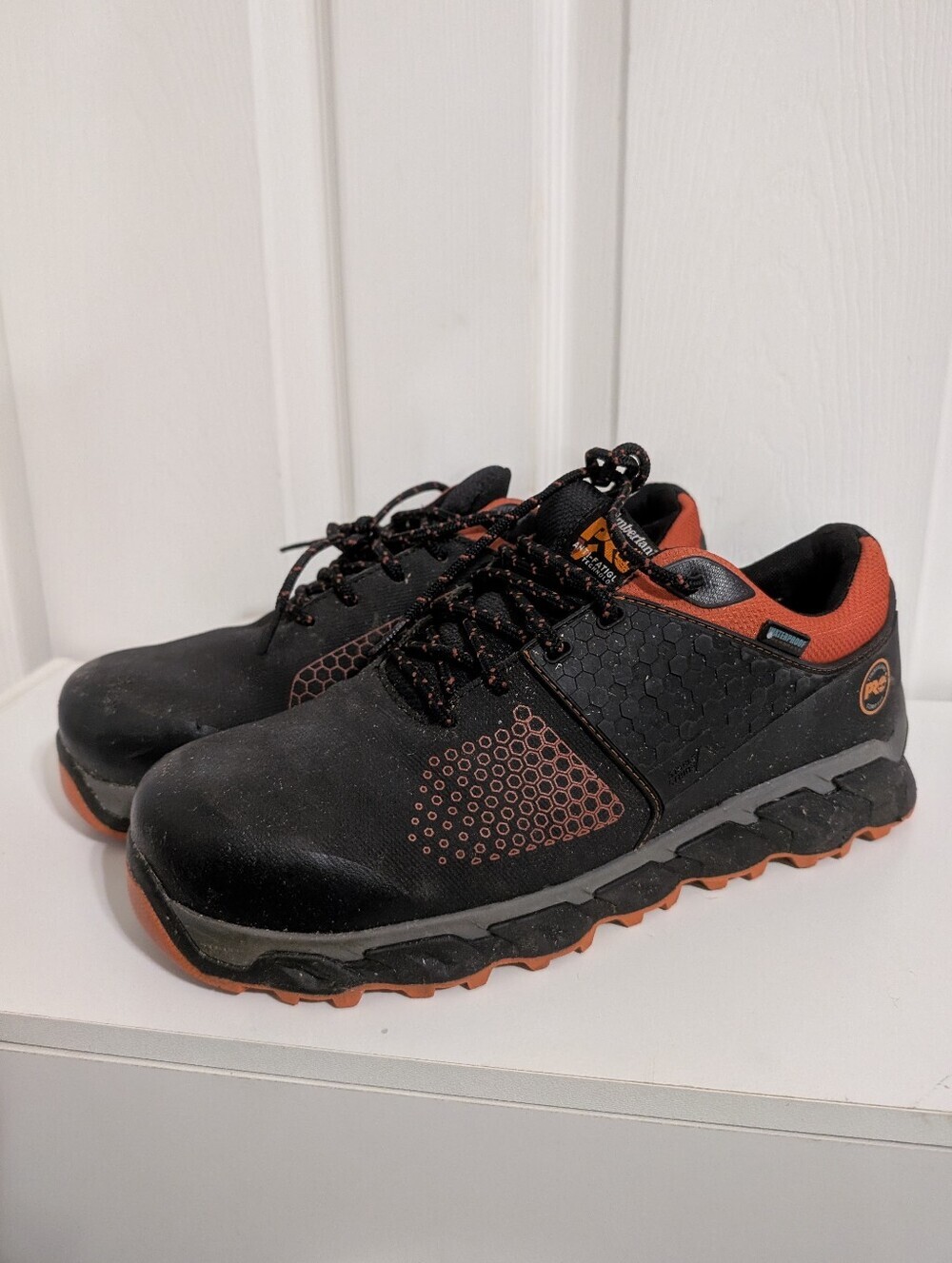 Timberland PRO Men's Low-Cut Ridgework Comp Toe Safety Work Black Shoes Size 11